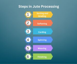 steps in jute processing